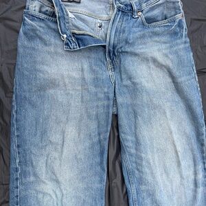 Men's Light Blue Straight Jeans